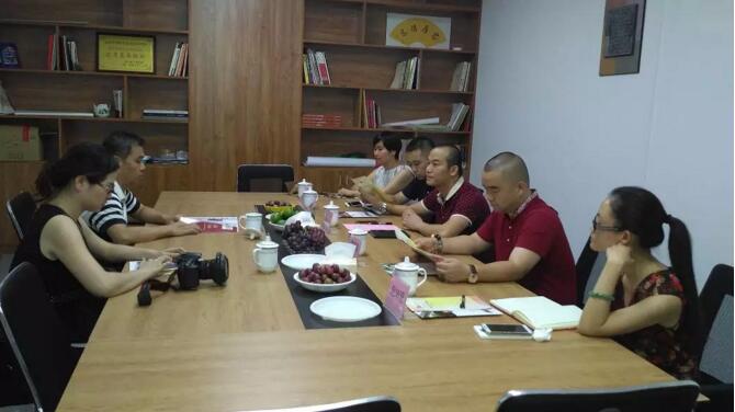陳金國秘書長與金沛教育領(lǐng)導班子進行會談
