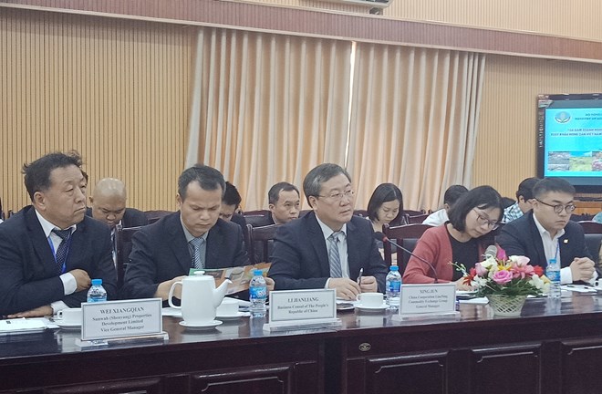 中方代表團。圖自越通社